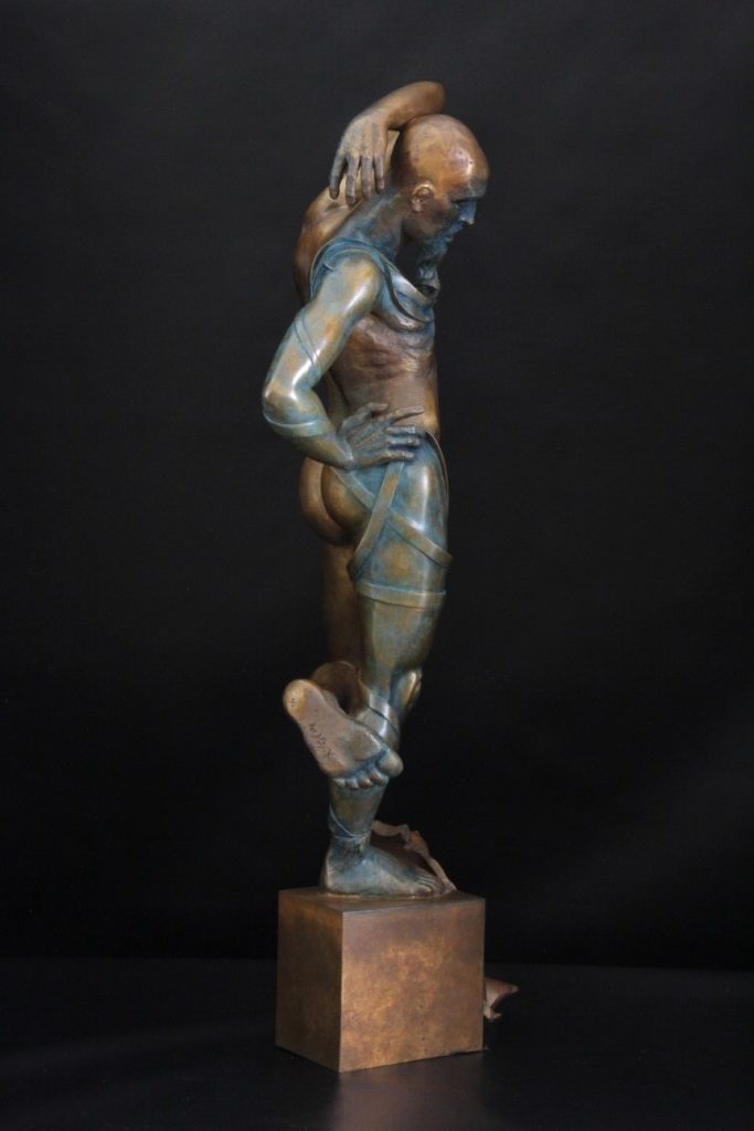 Barbe Bleu Sculpture Bronze Carole Schoeni