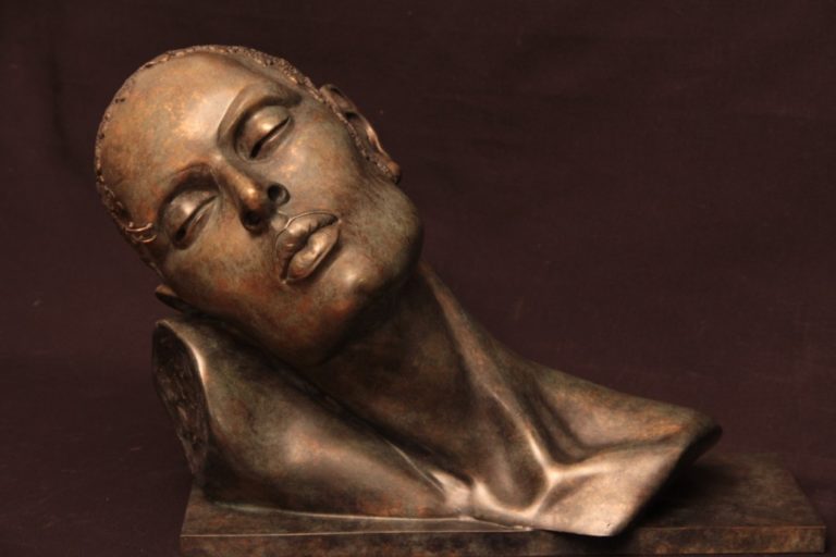 Aube Sculpture Bronze Carole Schoeni