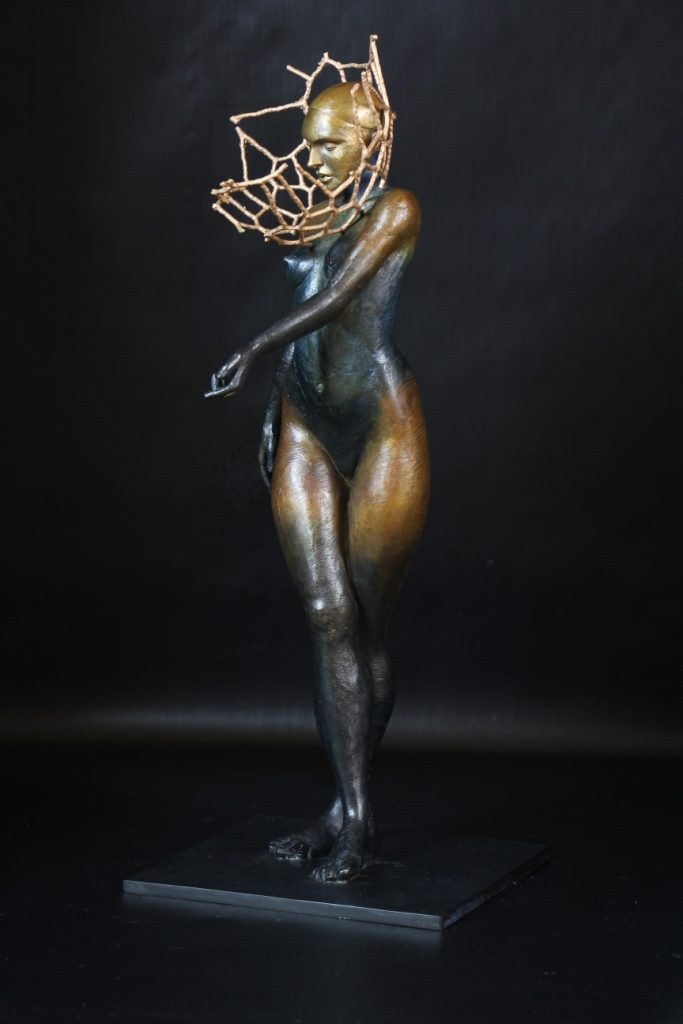 Le Temple Sculpture Bronze Carole Schoeni