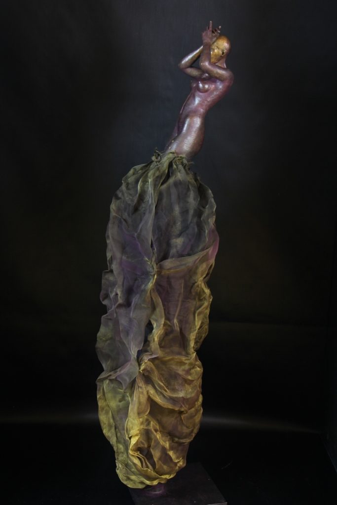 Luna Sculpture Bronze Carole Schoeni