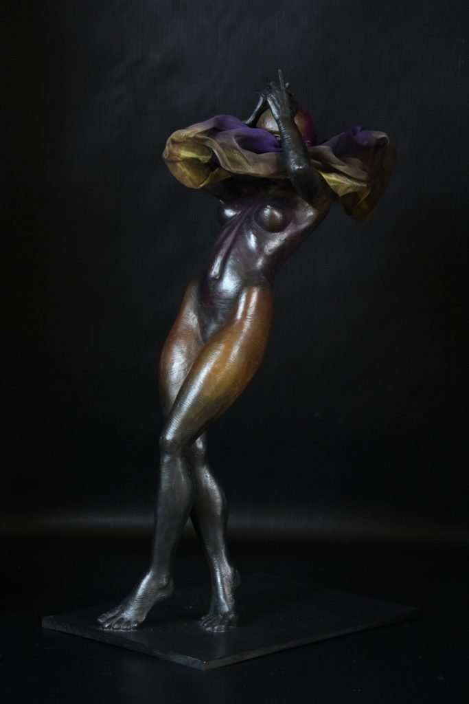 Salomé Sculpture Bronze Carole Schoeni